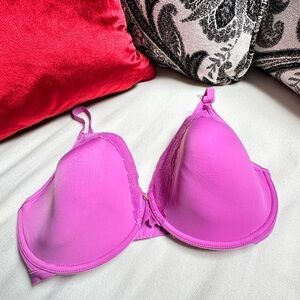 BRA NATORI 36DDD Violet Underwire 7313219 Opaque Full Coverage 3440 LZ